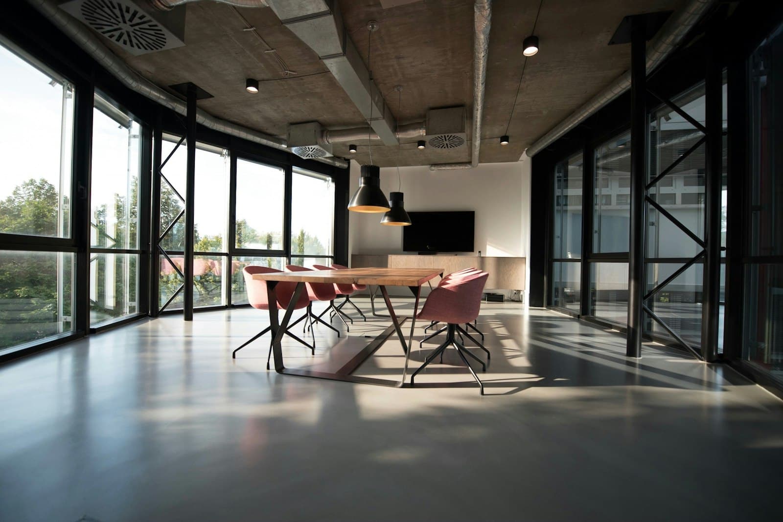 Modern office and digital workspace