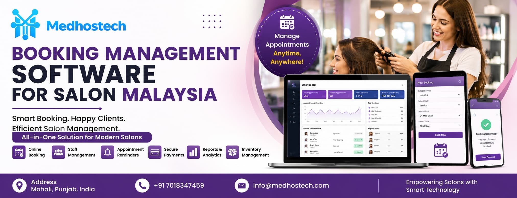 Booking Management Software for Salon Malaysia