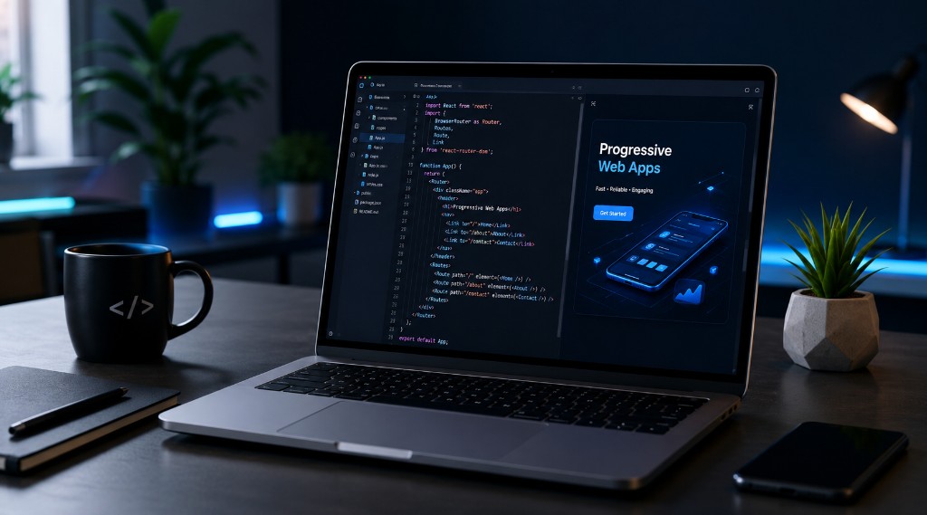 Building Progressive Web Apps on developer workspace